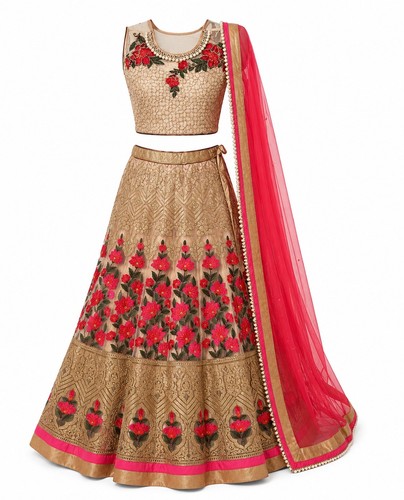 Beige rosa netz bestickt - rosa,