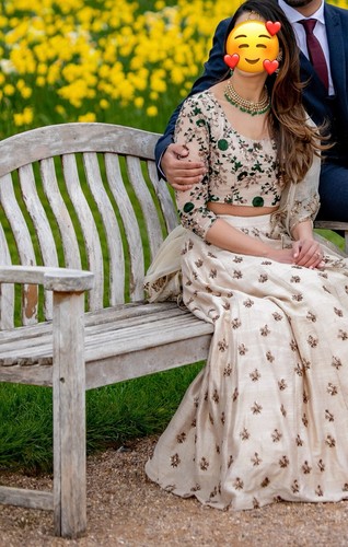 Astha narang ivory - narang, lehenga