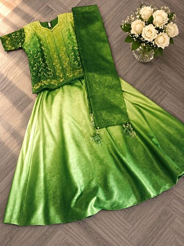 Wunderschönes grünes lengha - wunderschönes,