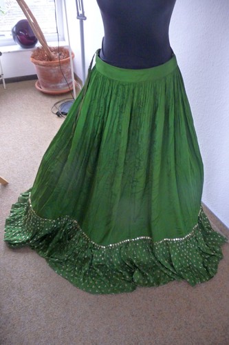 Bollywood sharara grün - grün, mit