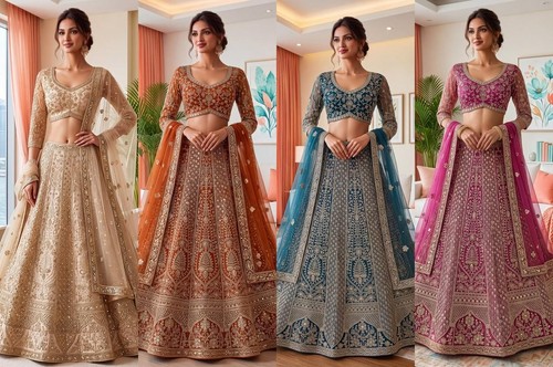 Braut lehenga choli - braut,
