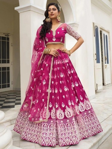 Rosa lehenga choli bollywood - rosa,