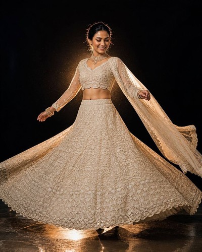 Party lehnga choli - choli, indische