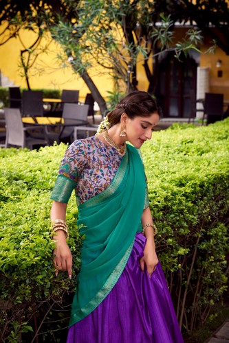 Lengha kleidung bollywood - lengha,