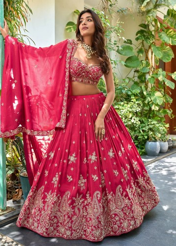 Lehenga choli rosa frau indien - choli,
